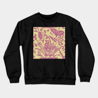 Papercut Garden (pink) Crewneck Sweatshirt